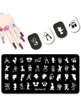 New - Mickey and Friends - Nail Stamping Plate